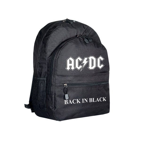 ACDC Back In Black Σακίδιο πλάτης Μαύρο