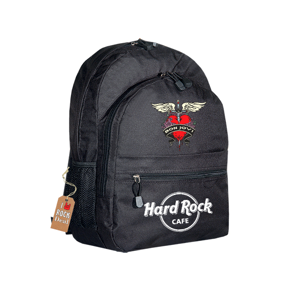  BON JOVI Backpack Σακίδιο πλάτης Μαύρο