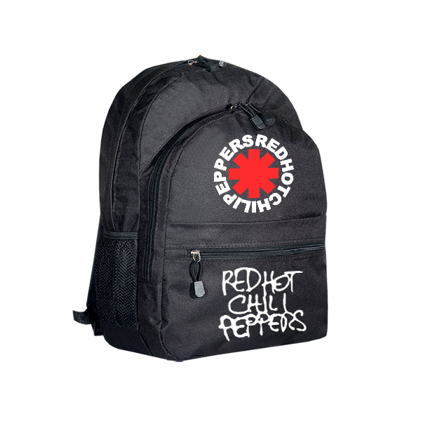Red Hot Chili Peppers Backpack Σακίδιο πλάτης Μαύρο 