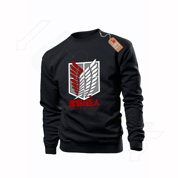 Attack on Titan 3 Φούτερ Μαύρο Unisex