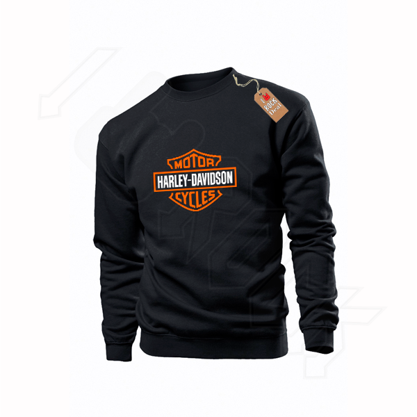 Harley Davidson Unisex Φούτερ Μαύρο