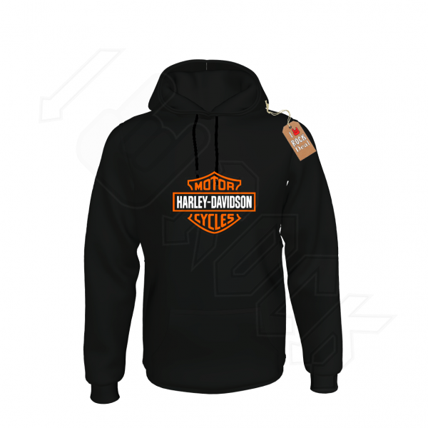 Harley-Davidson Ανδρικό Φούτερ με Κουκούλα Μαύρο