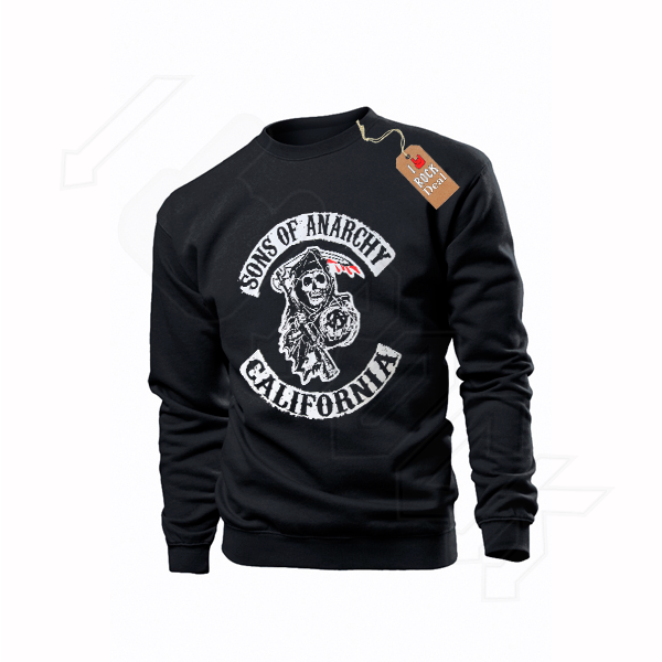 Sons of Anarchy California Ανδρικό Φούτερ Μαύρο