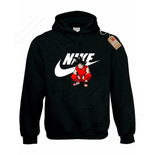 Son Goku Dragon balll Hoddies Unisex σε Μαύρο Χρώμα
