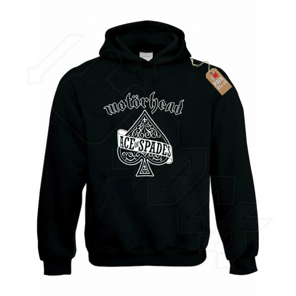 Motorhead Ace Of Spade Φούτερ με Κουκούλα Μαύρο 