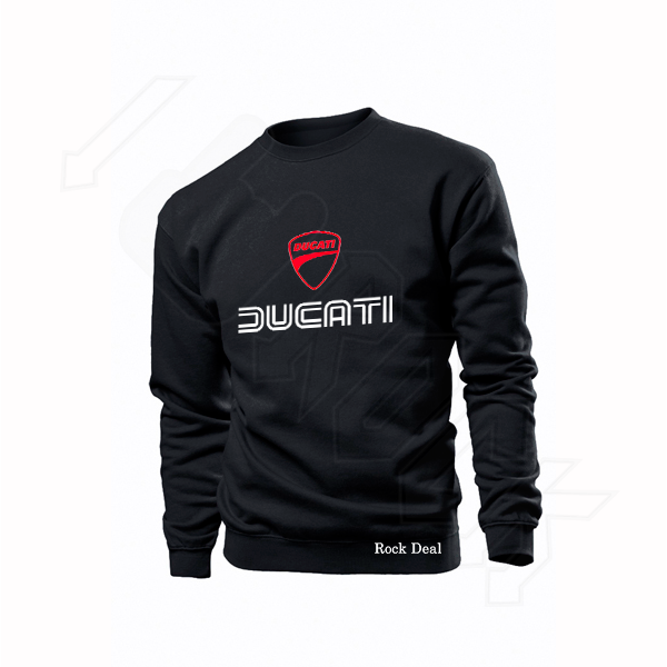 Ducati Ανδρικό Φούτερ Μαύρο