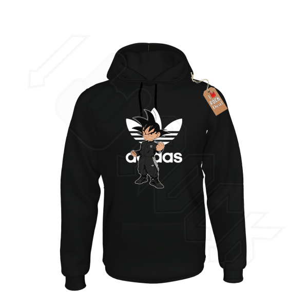 Son Goku Dragon balll Hoddies Unisex σε Μαύρο Χρώμα