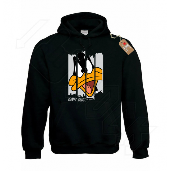 Daffy Duck Hoodies σε Μαύρο Χρώμα