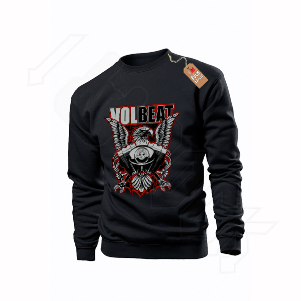 VOLBEAT Φούτερ Μαύρο Ανδρικό