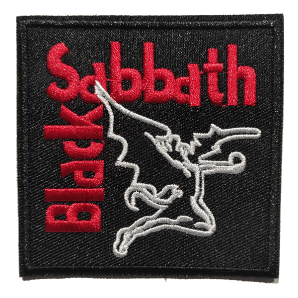 BLACK SABBATH Υφασμάτινο Σήμα Ραπτικής 7X7εκ.