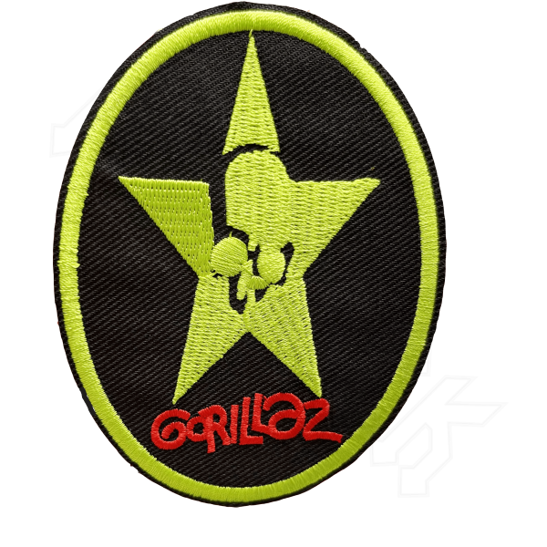 GORILLAZ Υφασμάτινο Σήμα Ραπτικής 10X6εκ.