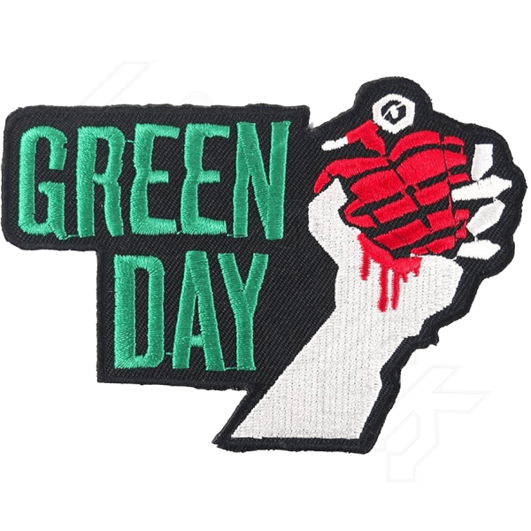 GREEN DAY Υφασμάτινο Σήμα Ραπτικής 10,5X7,5εκ.
