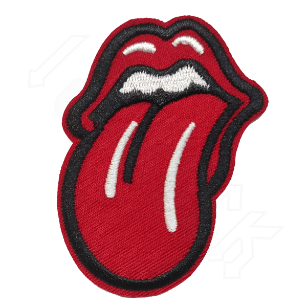 ROLLING STONES Υφασμάτινο Σήμα Ραπτικής 8X6εκ.