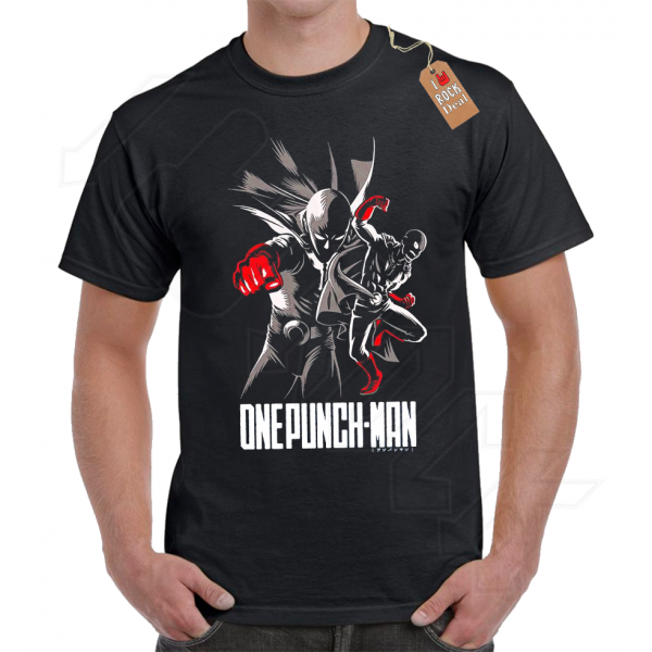 One Man Punch T-Shirt Μαύρο