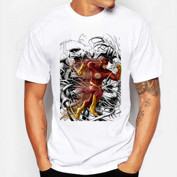 Flash Marvel Comics T-Shirt Λευκό Sublimation