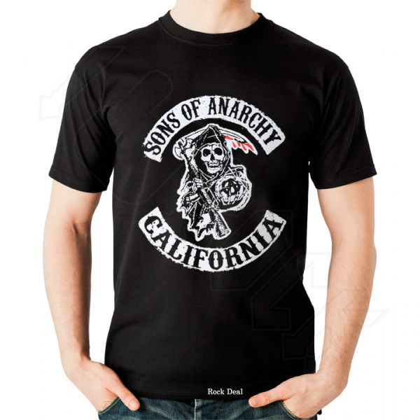 Sons of Anarchy T-Shirt Μαύρο
