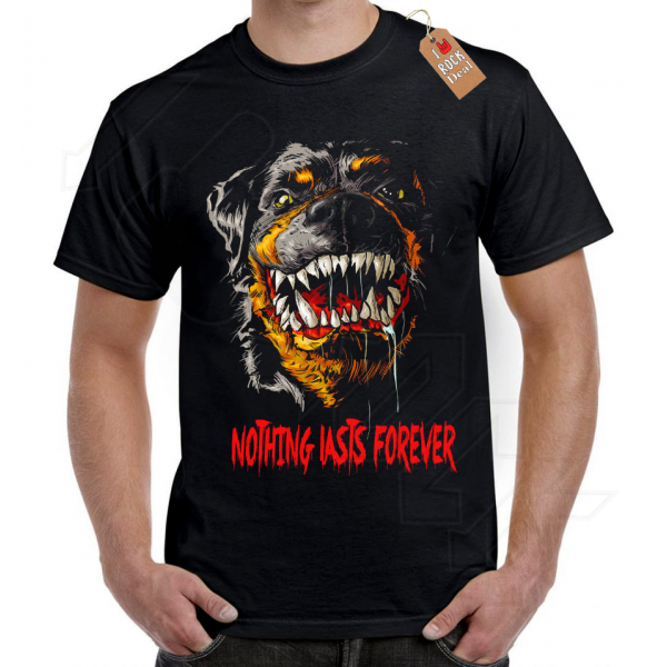 Nothing Lasts Forever T-Shirt Μπλούζα σε μαύρο χρώμα