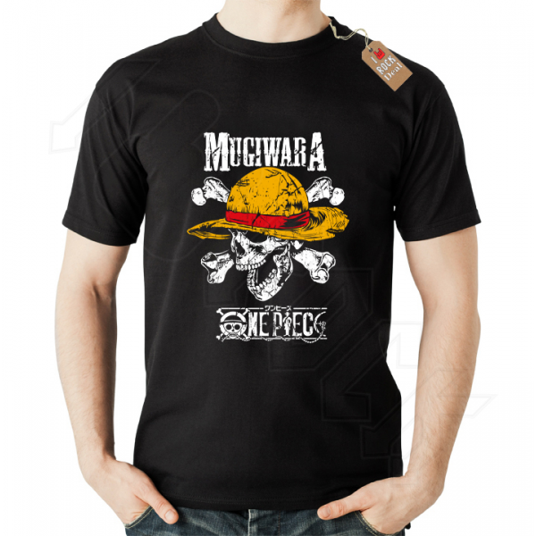 One Piece MUGIWARA T-Shirt Μαύρο