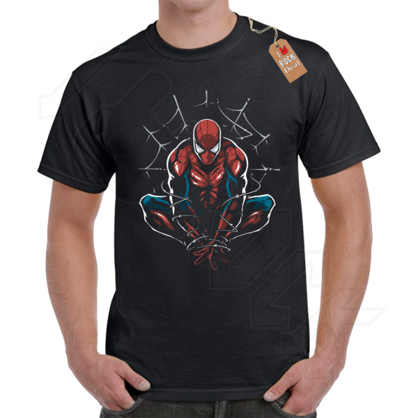 Spiderman Marvel Comics T-Shirt Μαύρο