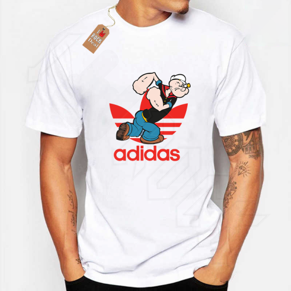 Ποπάυ T-Shirt Λευκό
