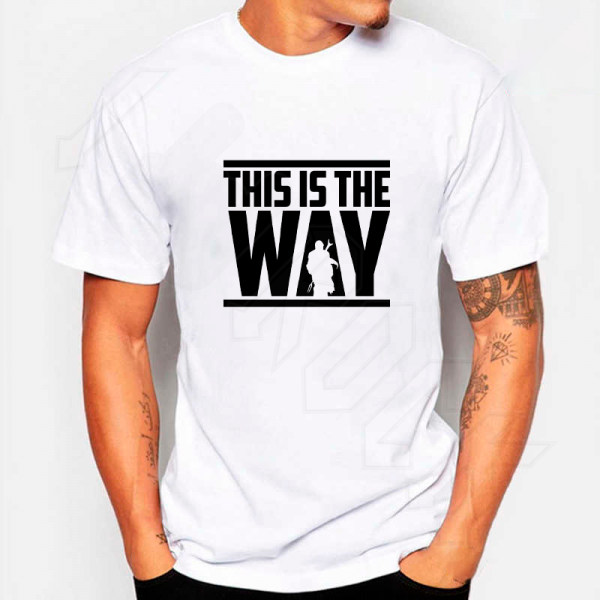 This is the Way Mandalorian Bounty Hunter T-Shirt Ασπρο