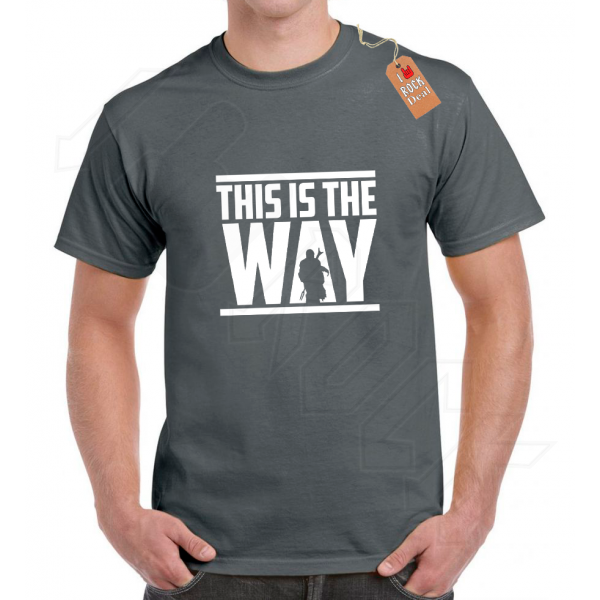 This is The Way Mandalorian T-Shirt Γκρί