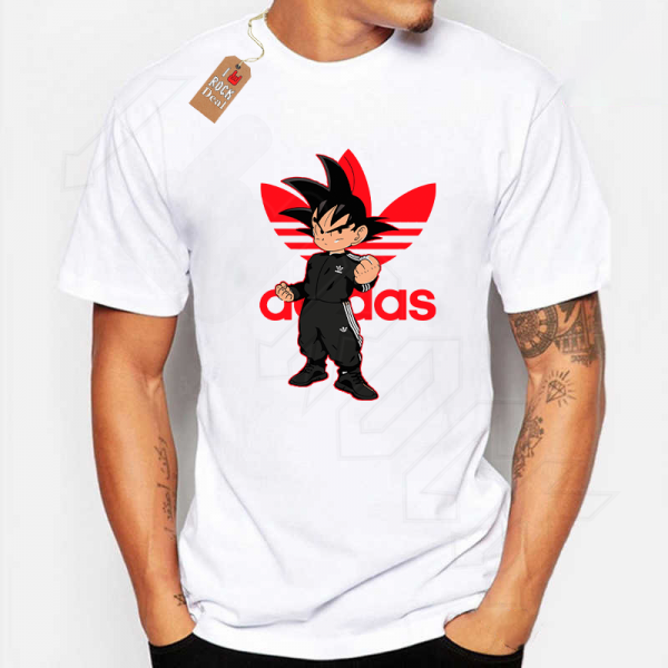 Son Goku Dragon Ball ANIME T-Shirt Λευκό