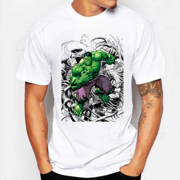 Hulk Marvel Comics T-shirt Λευκό Sublimation