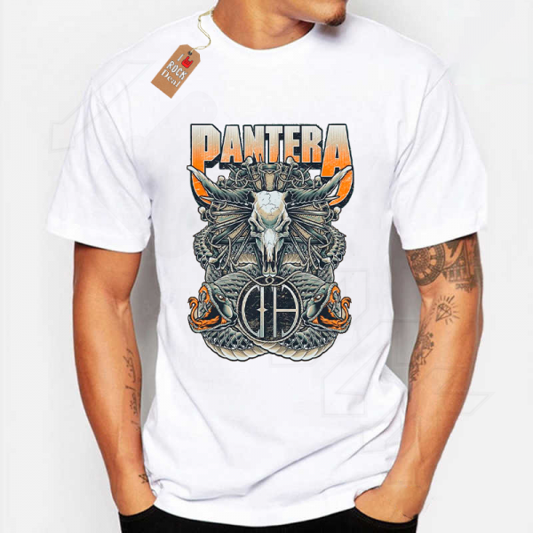 PANTERA T-Shirt Λευκό