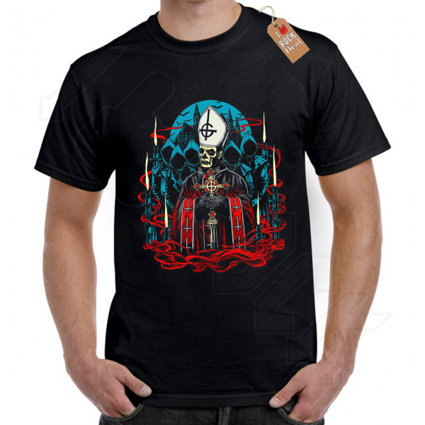 Ghost Band T-shirt Μαύρο