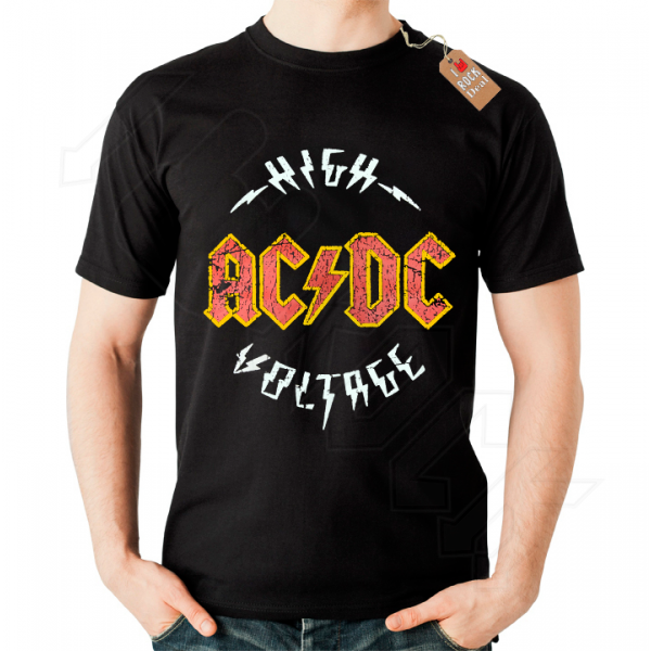ACDC High Voltage T-Shirt Μαύρο