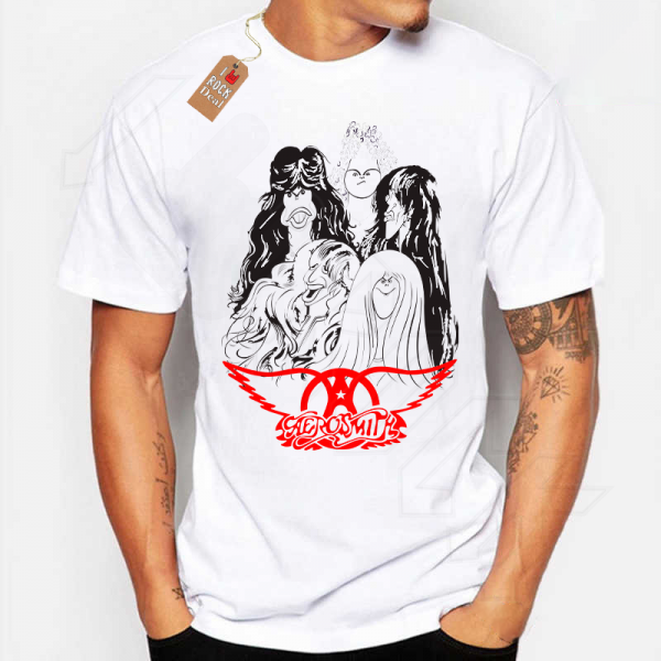 AEROSMITH T-Shirt Λευκό