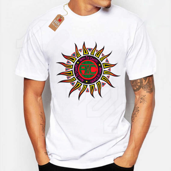 Alice in Chains T-Shirt Λευκό