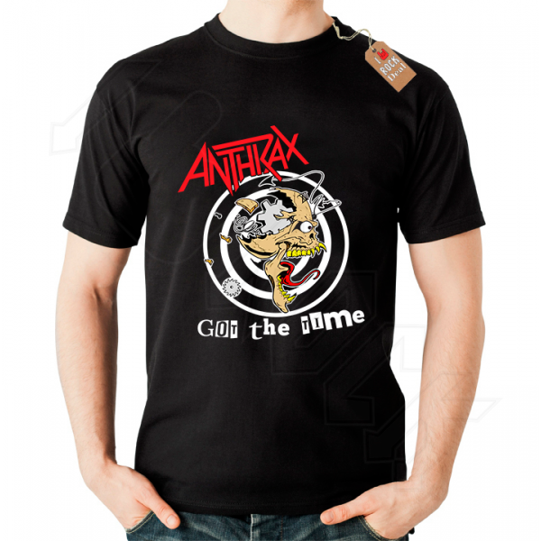 ANTHRAX T-shirt Μαύρο