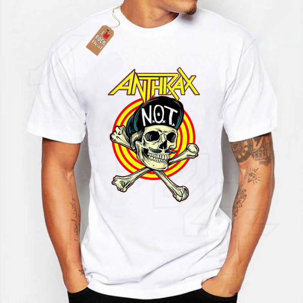 ANTHRAX T-Shirt Λευκό