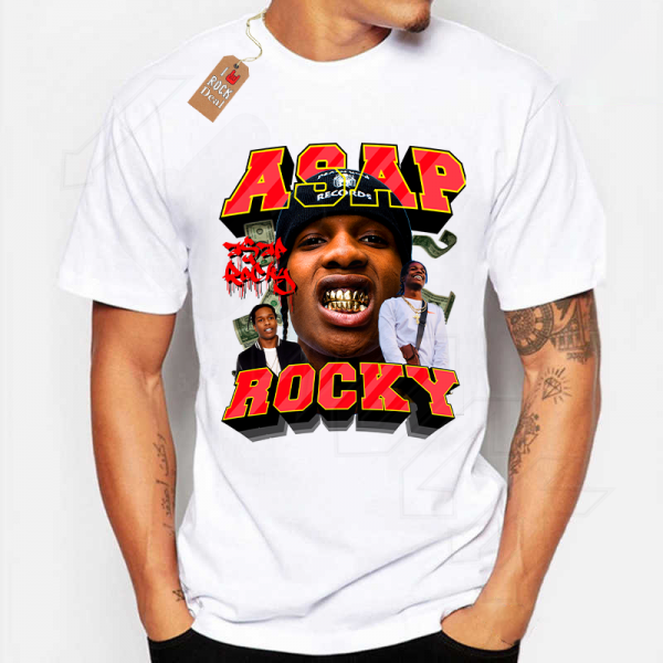 ASAP ROCKY T-Shirt Λευκό