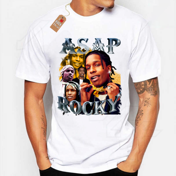 ASAP ROCKY T-Shirt Λευκό