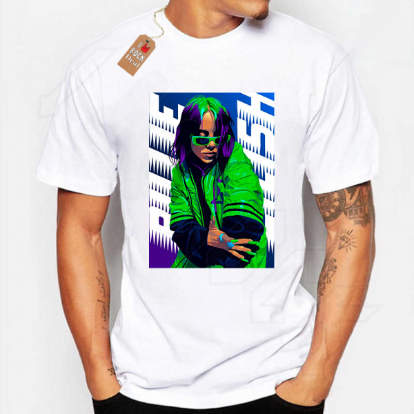 Billie Eilish T-Shirt Λευκό