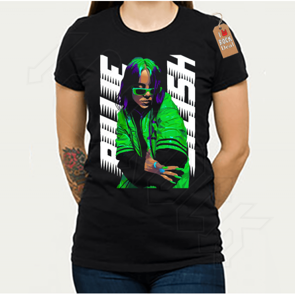Billie Eilish T-shirt Μαύρο