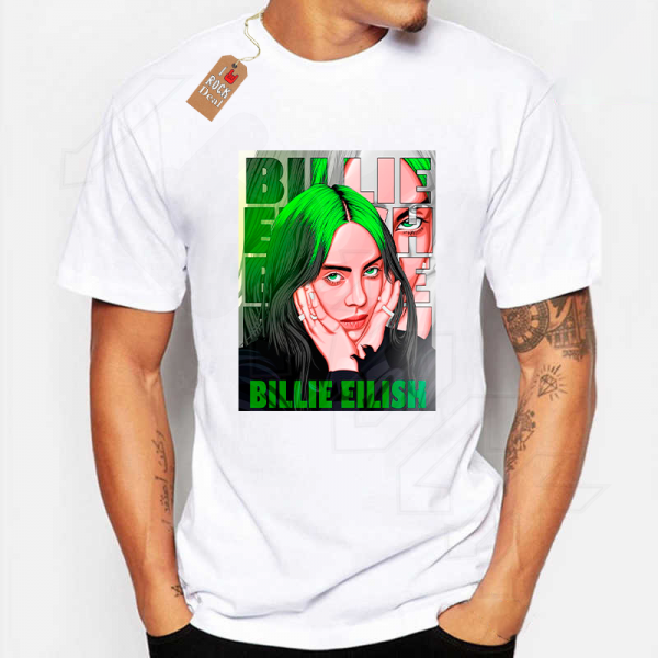 Billie Eilish T-Shirt Λευκό