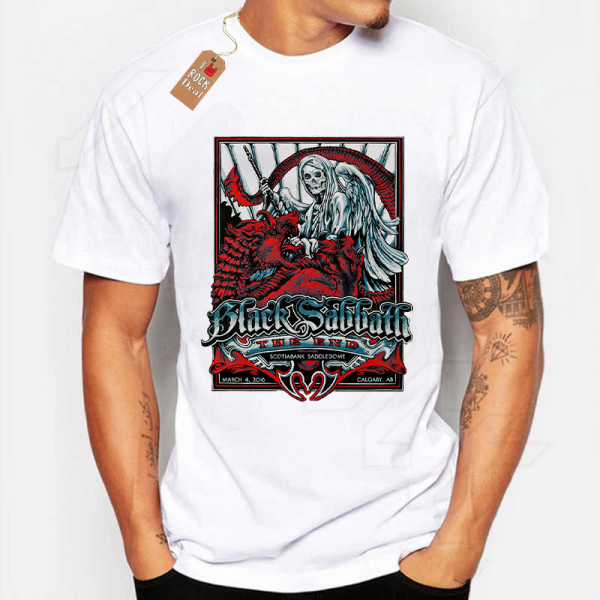 BLACK SABBATH T-Shirt Λευκό
