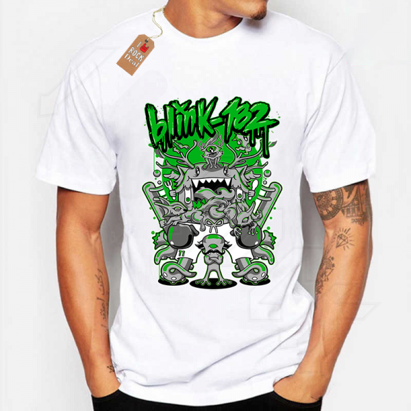 Blink-182 T-Shirt Λευκό