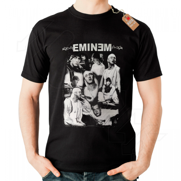 EMINEM T-shirt Μαύρο