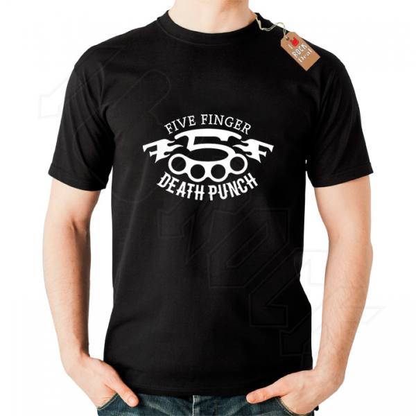 Five Finger Death Punch T-Shirt Μαύρο