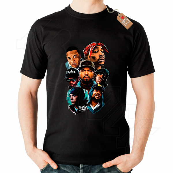 Hip Hop Legends T-shirt Μαύρο