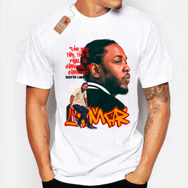 LAMAR Kendrick T-Shirt Λευκό