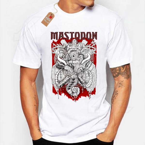 MASTODON T-Shirt Λευκό