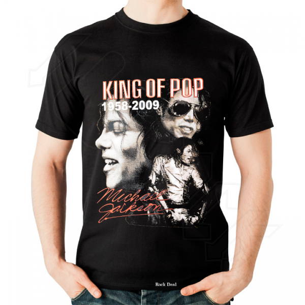 Michael Jackson T-Shirt Μαύρο