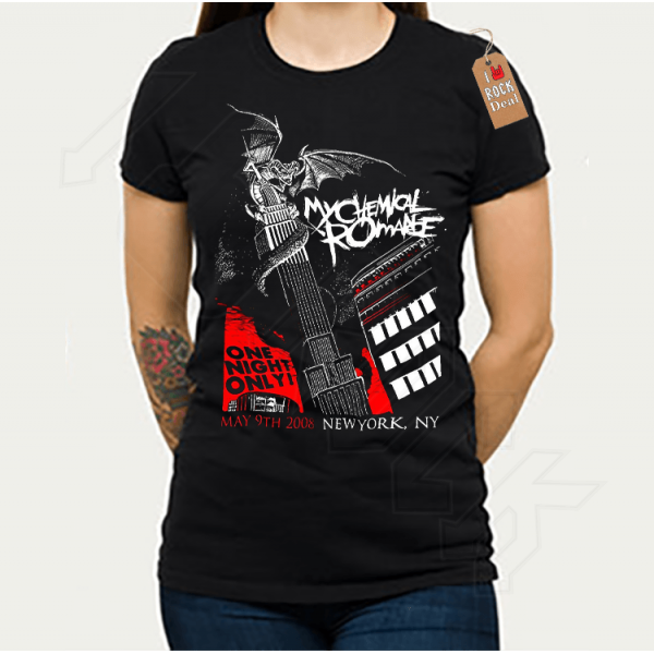 My Chemical Romance Concerts New York Μπλούζα κοντομάνικη μαύρη
