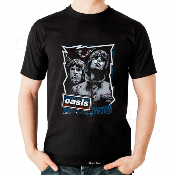 OASIS T-Shirt Μαύρο